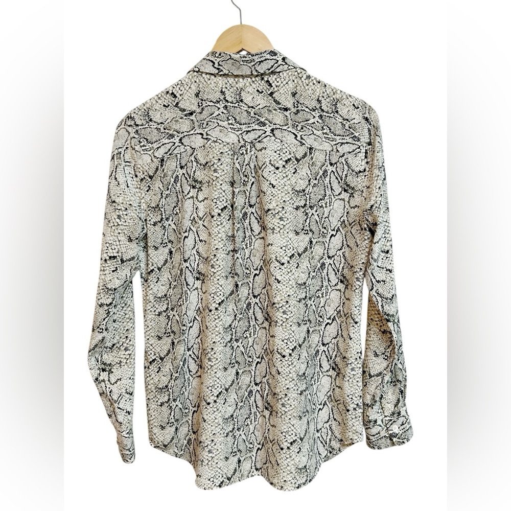 Equipment Femme Women's Classic Sandwashed Crepe De Chine Silk Slim Size S - Picture 8 of 12